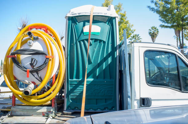 Porta potty delivery and setup in Juneau, WI